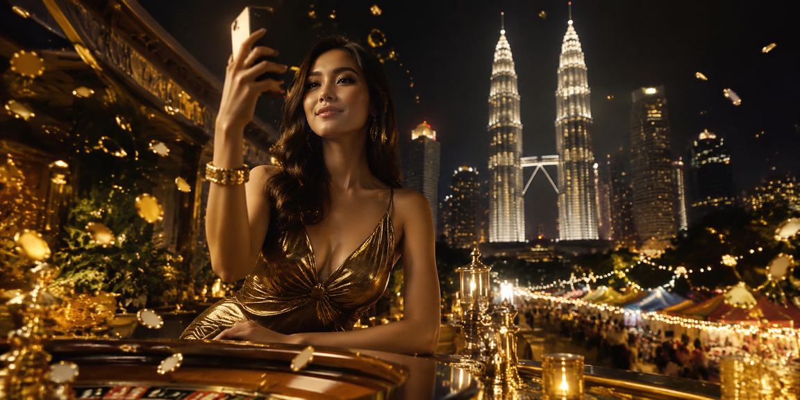Pemain di Kuala Lumpur membuat deposit pertama untuk tuntutan Bonus Selamat Datang melalui telefon bimbit